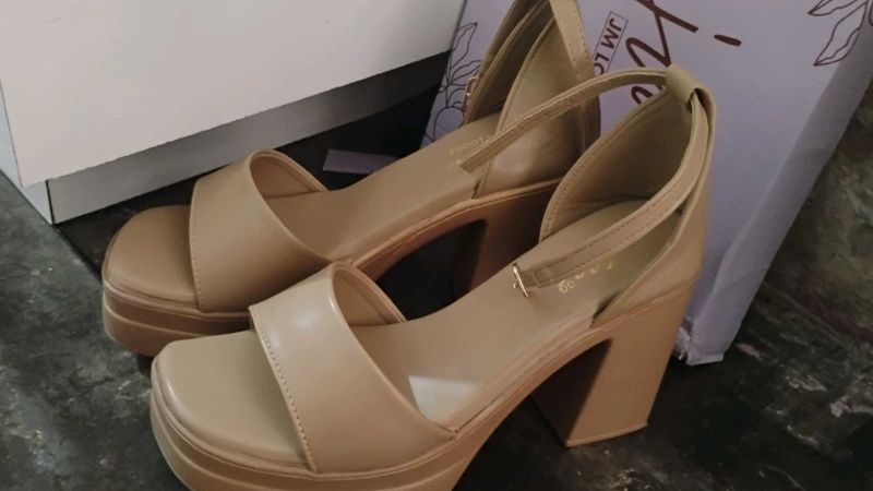 Nude Platform Heels