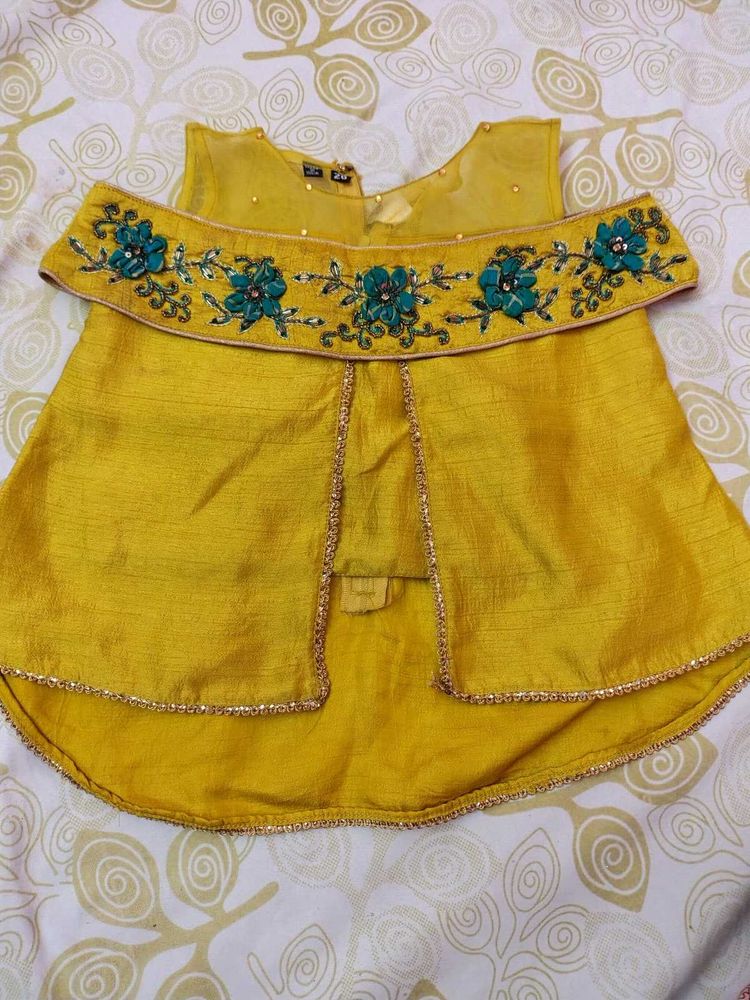Dhoti Set For Festival Girl