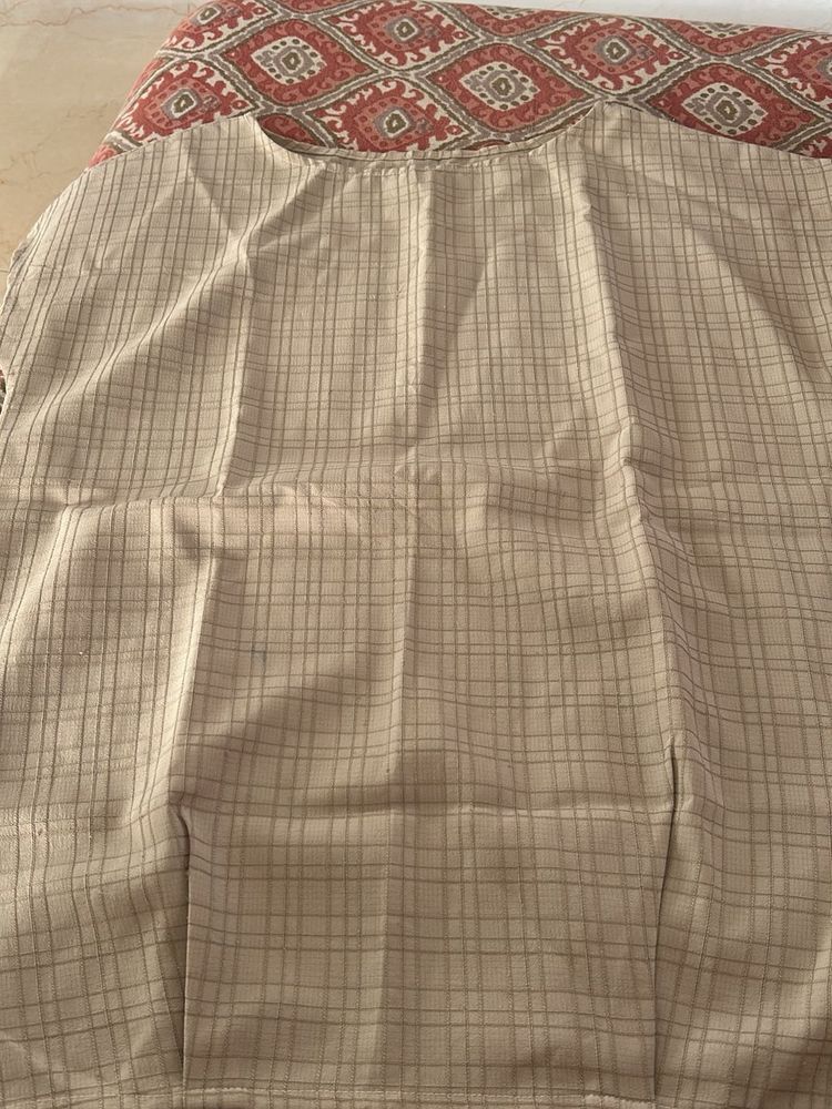 Vintage Plaid Sleeve top