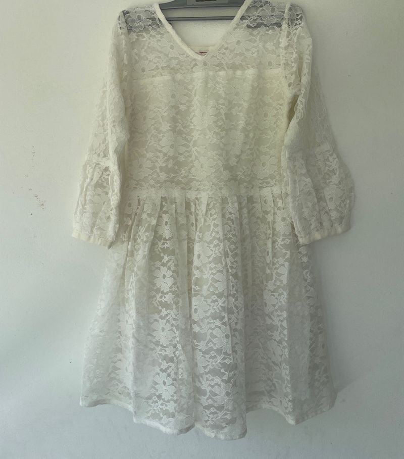 White Lace Dress