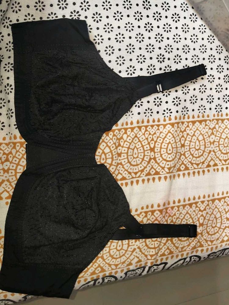 black bra