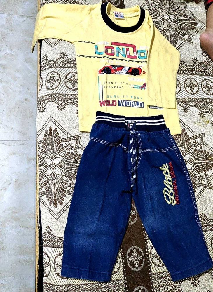 Baby Boys&#39; London Tee &amp; Denim Set
