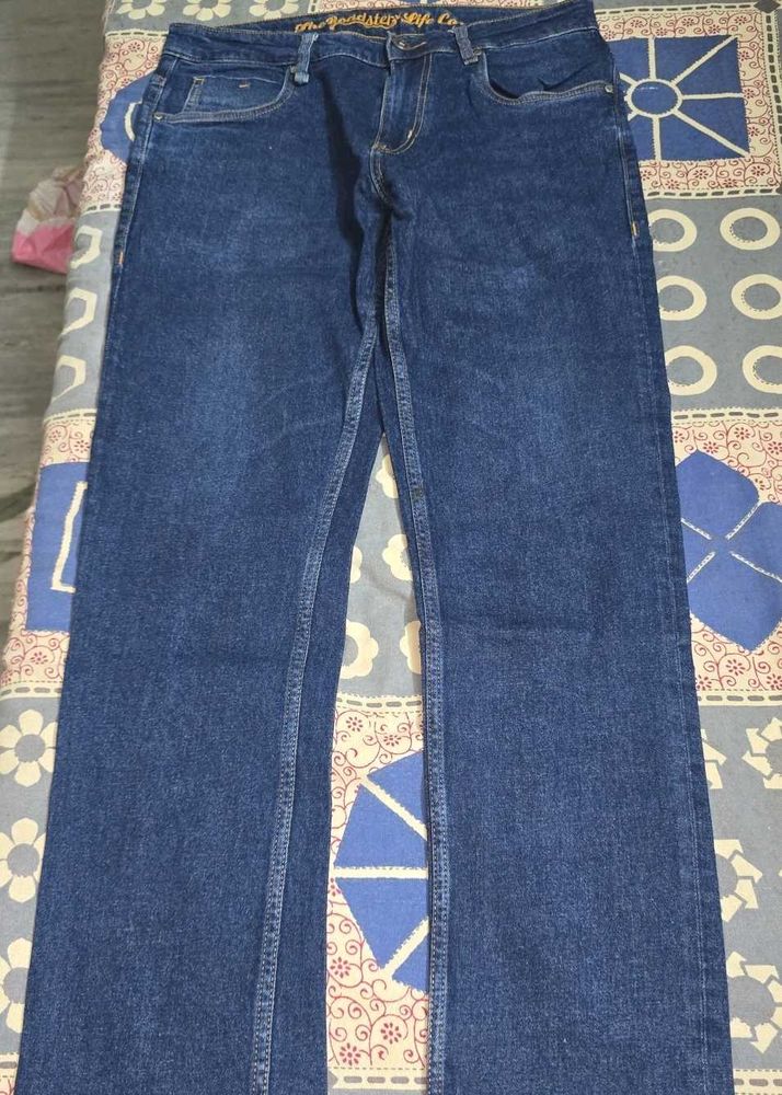 Dark Blue Denim Jeans