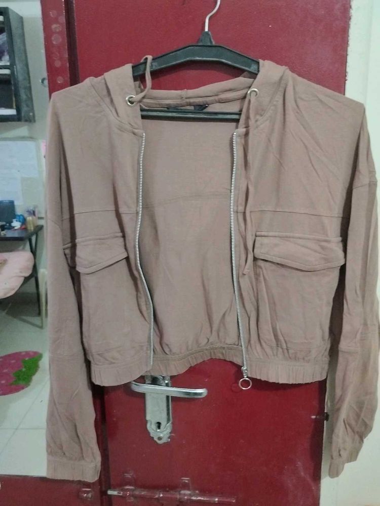 Casual Cropped Hoodie