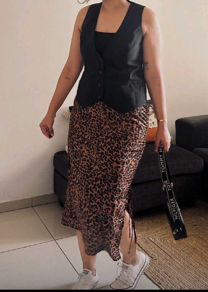 Leopard Print Skirt