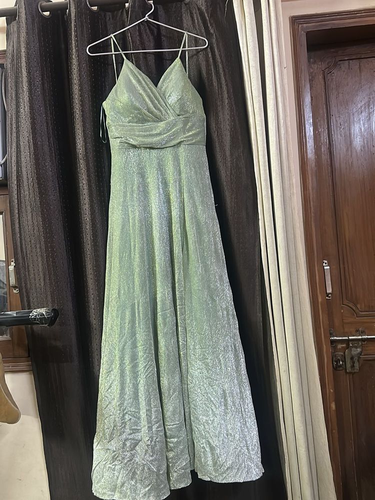 Vintage Mint Green Prom Dress