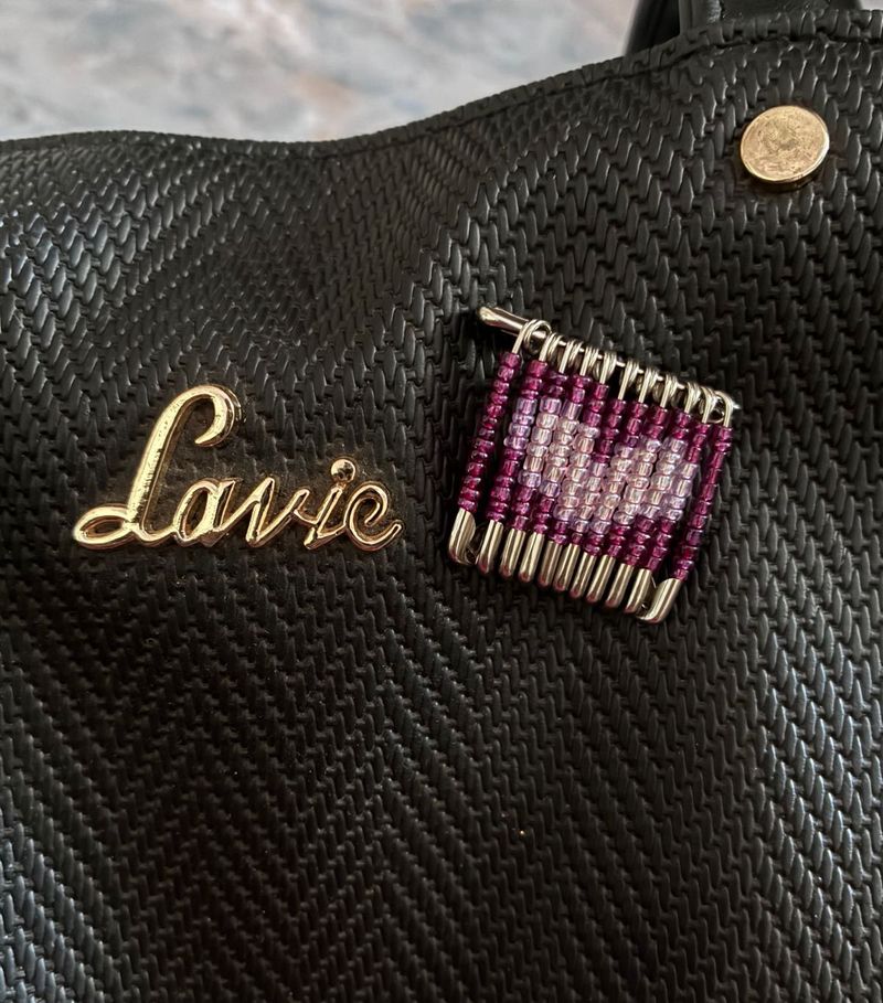 Cute beads love keychain