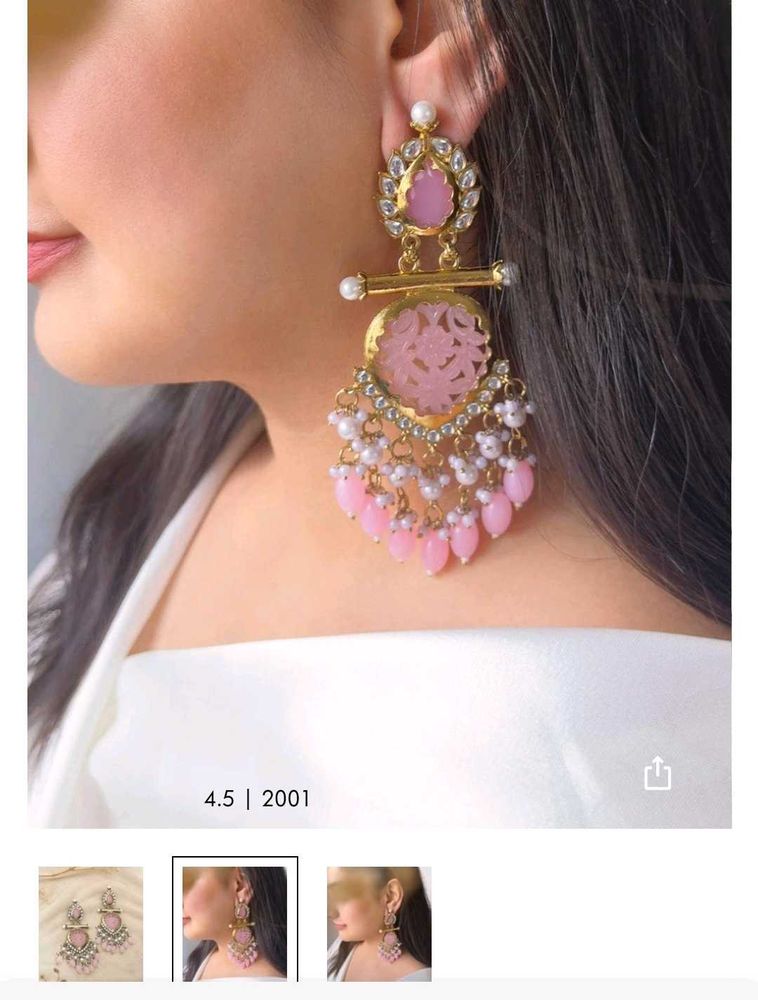 Cutwork Chandbali Earrings From Ishhaara