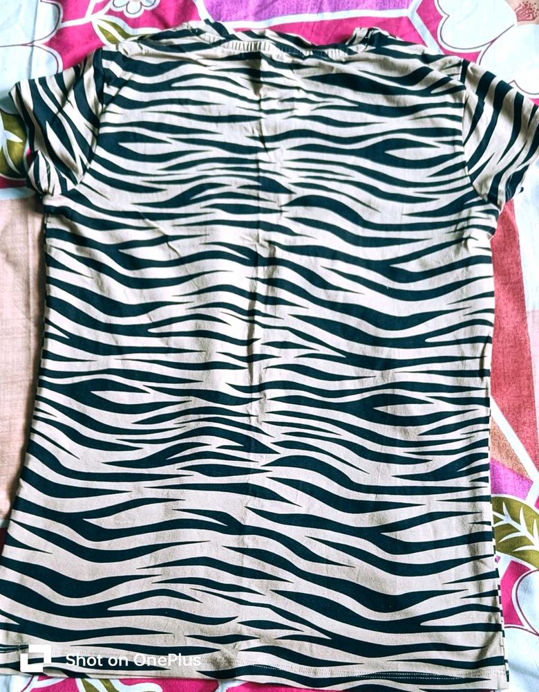Zebra Print Tee
