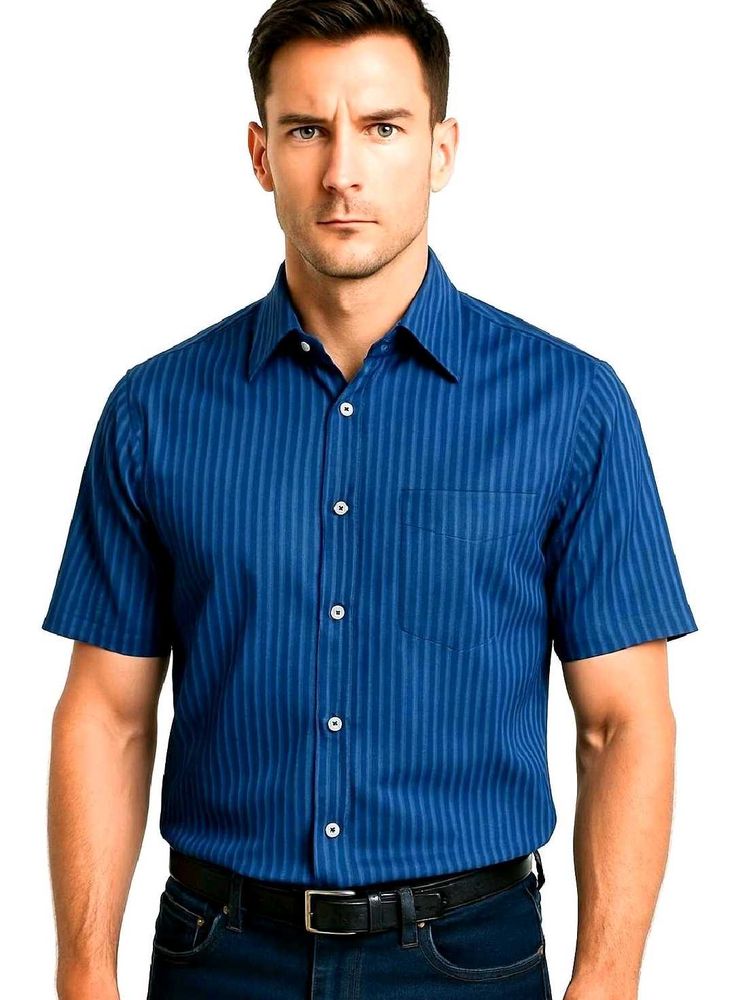 Stylish Striped Shirt | Chest 40