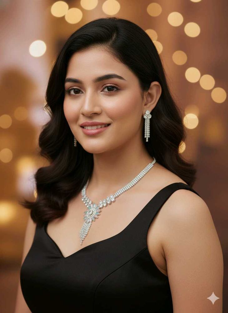 Elegant Silver-Tone Necklace Set