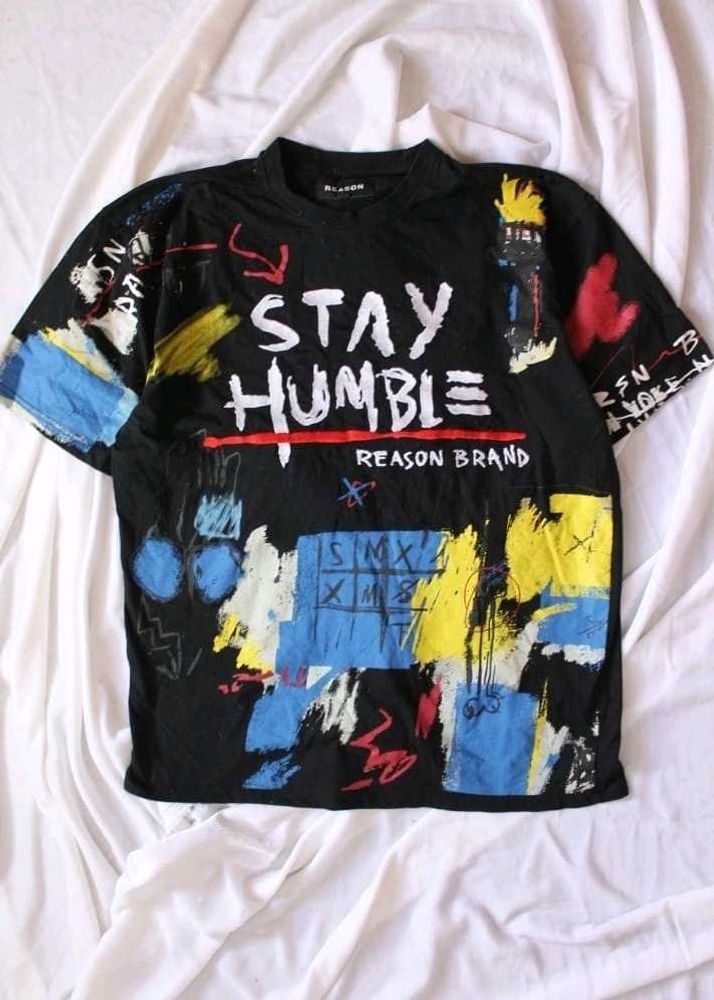 Reason Brand &#34;Stay Humble&#34; Graphic Tee