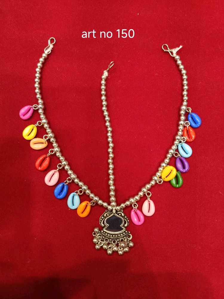 Oxidized Colourful Mang Tika