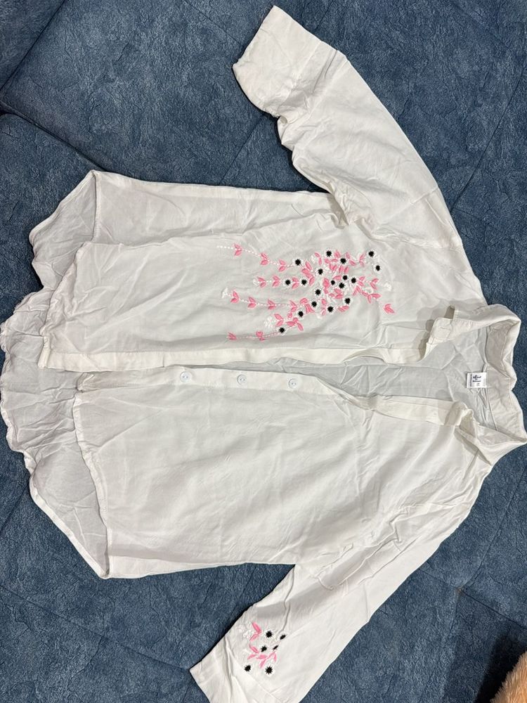 White Cotton Shirt