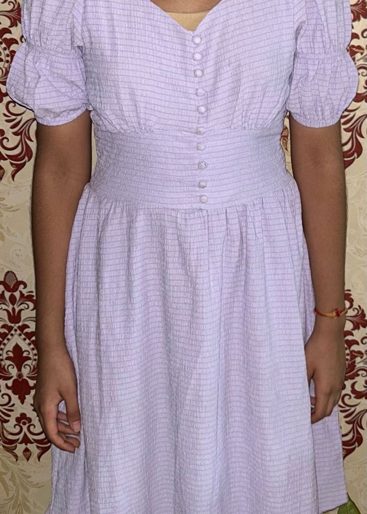 Beautiful Casual Lavender Dress