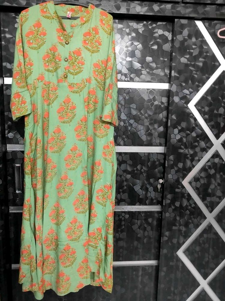 Floral Print Kurta