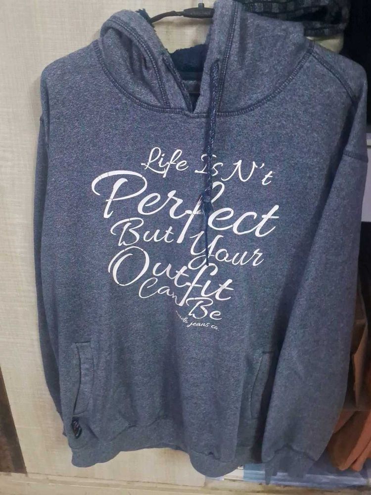 Hoodie with Graphic Print
