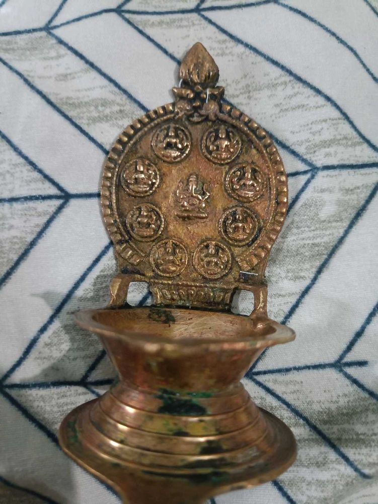 Vintage Astalakshmi And Ganesh Diya.... Hand Made