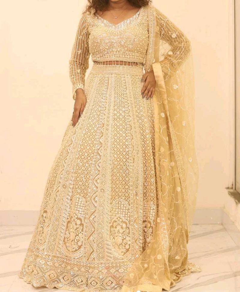 Gorgeous Gold Lehenga Choli