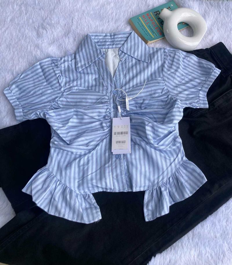 Savana Gathered Placket Top