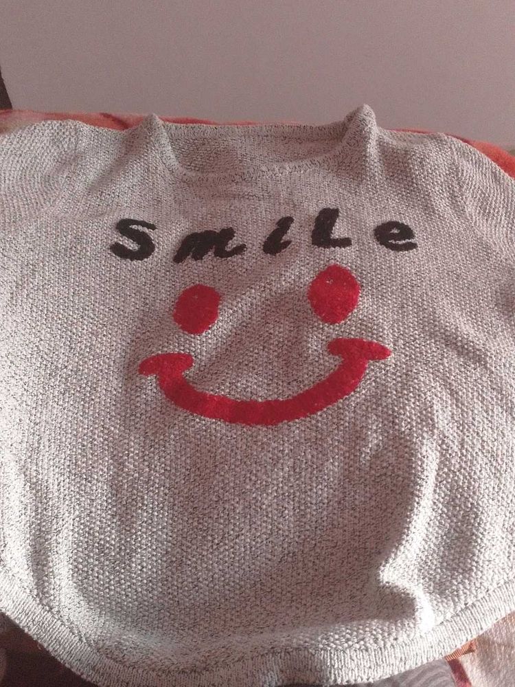 Cute Smile Kids Sweater