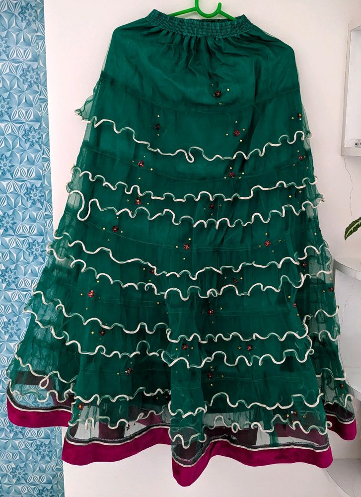 Party Wear Skirt and Dupatta