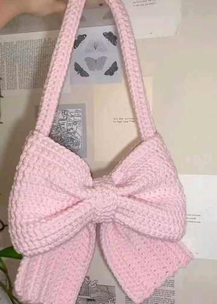 Pink Bow Handbag