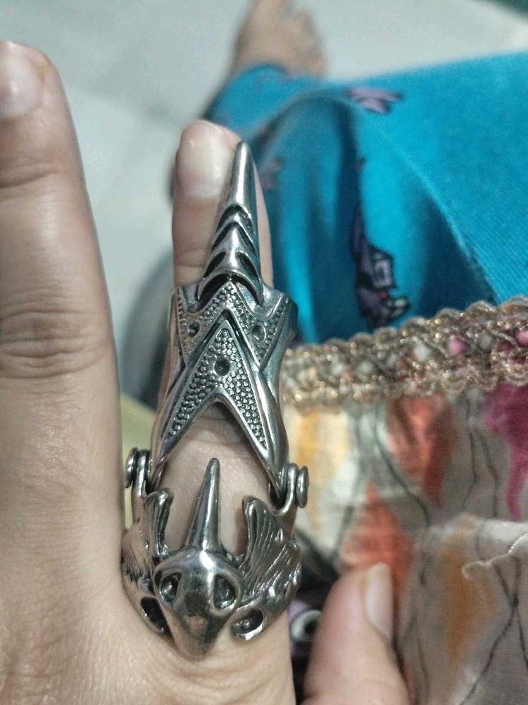 Statement Gothic Finger Ring