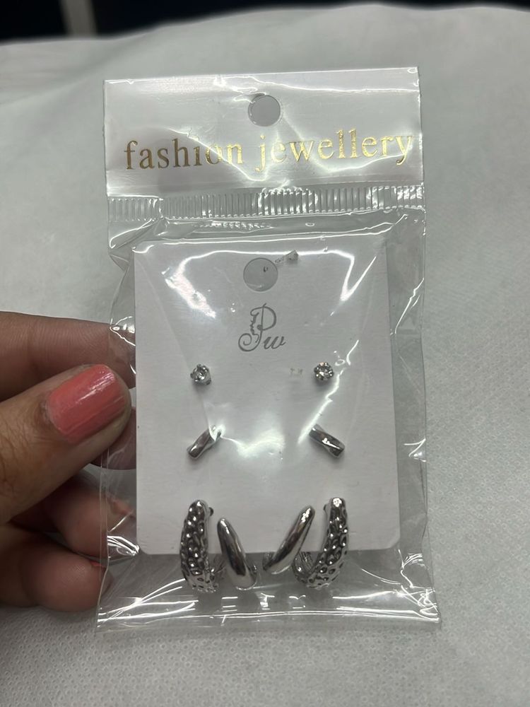 3 Piece In One Combo Studs