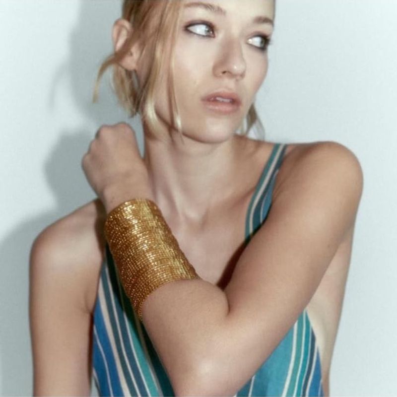 Brand New Zara Antique Beaded Bracelet