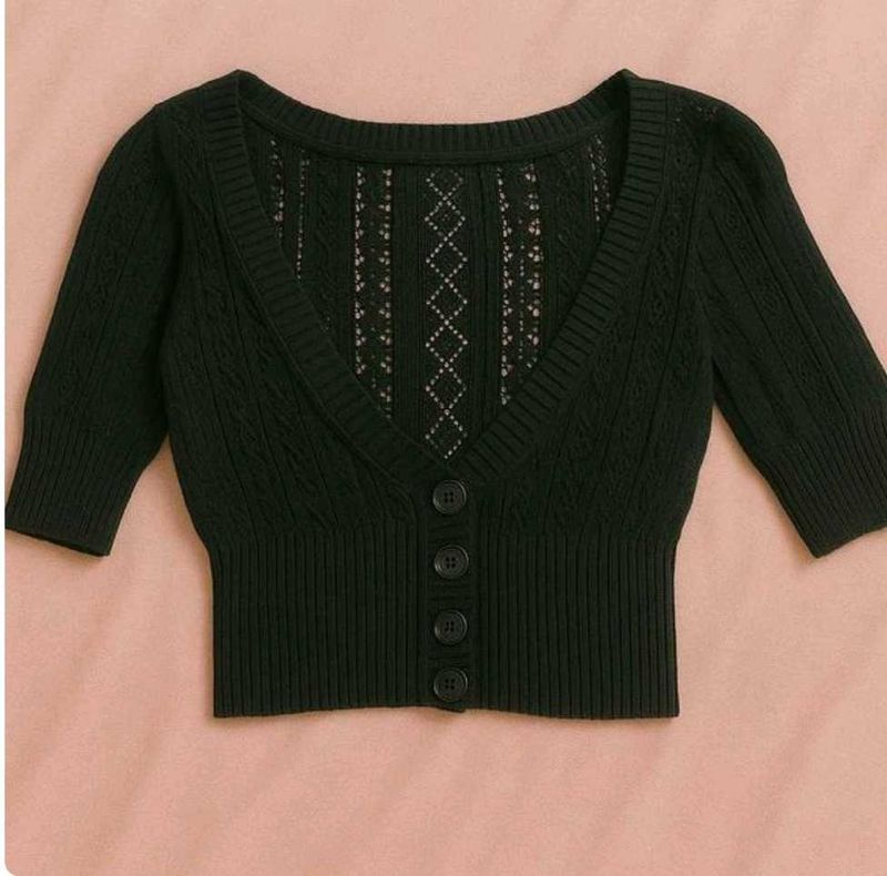 Cropped Knit shrug