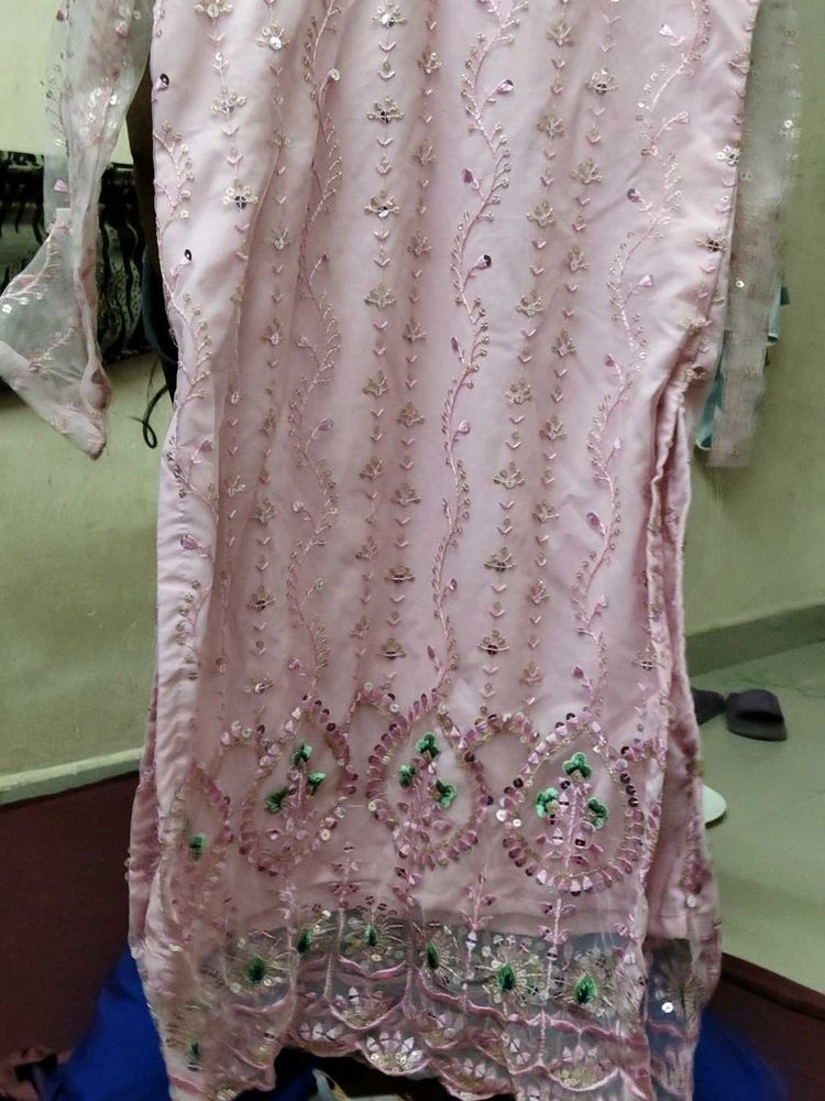 Elegant Pink Kurta Set