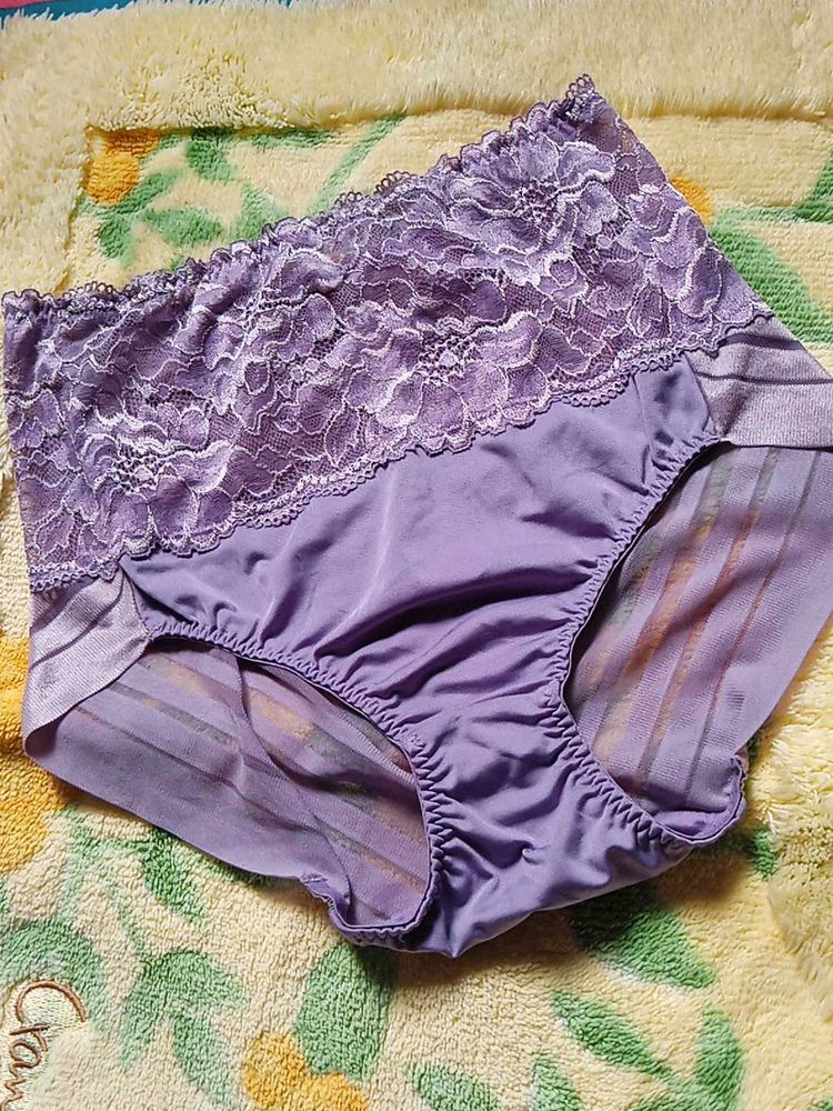 Lace High Waist Briefs