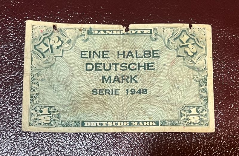 1/2 Deutsche Mark 1948 Extremely Rare
