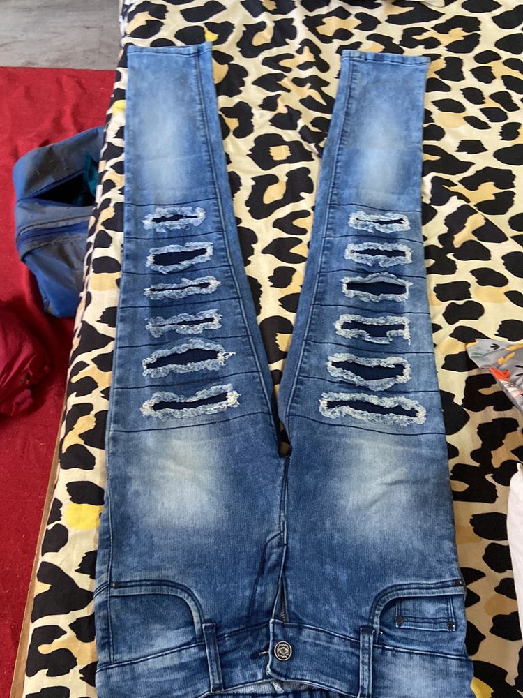 Denim Jeans Not Used