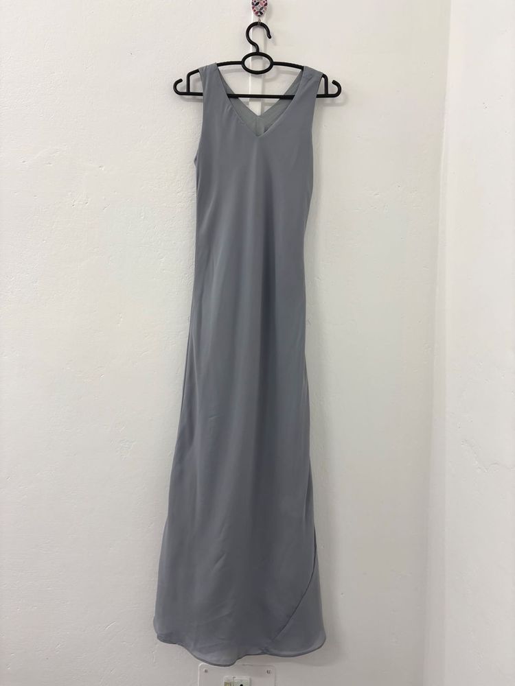 Summer Grey Maxi Dress