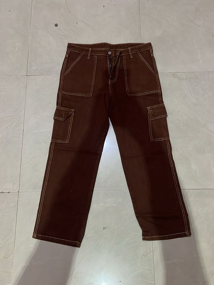 Brown Cargo Pants