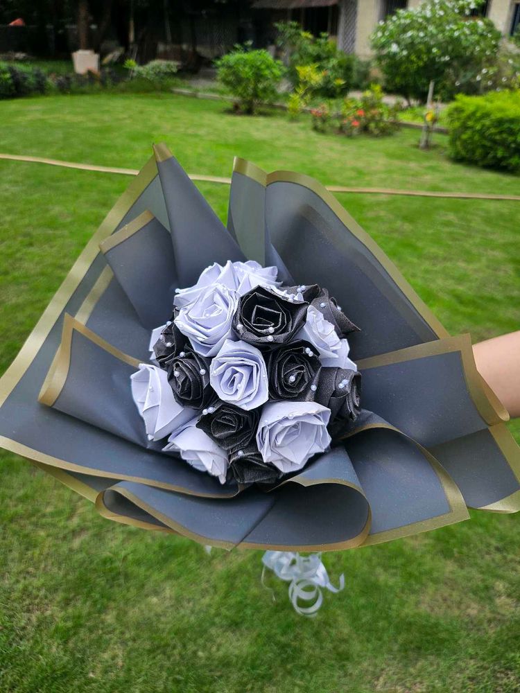 Flower Bouquet Made Of Paper