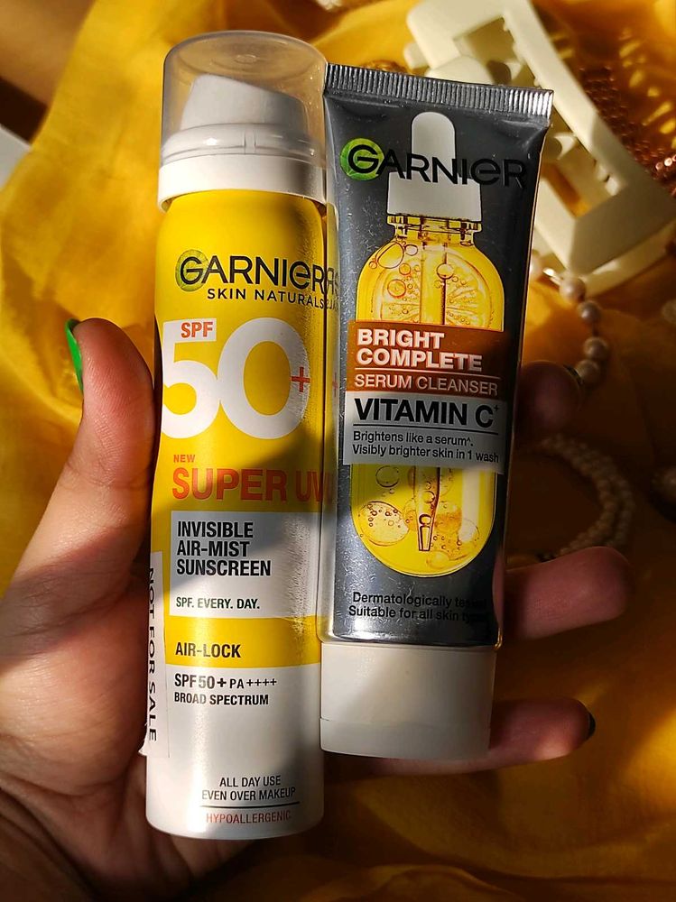 Facewash And Sunscreen