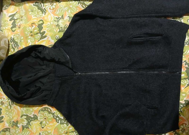 Hooded Zip-Up Jacket for woman and man