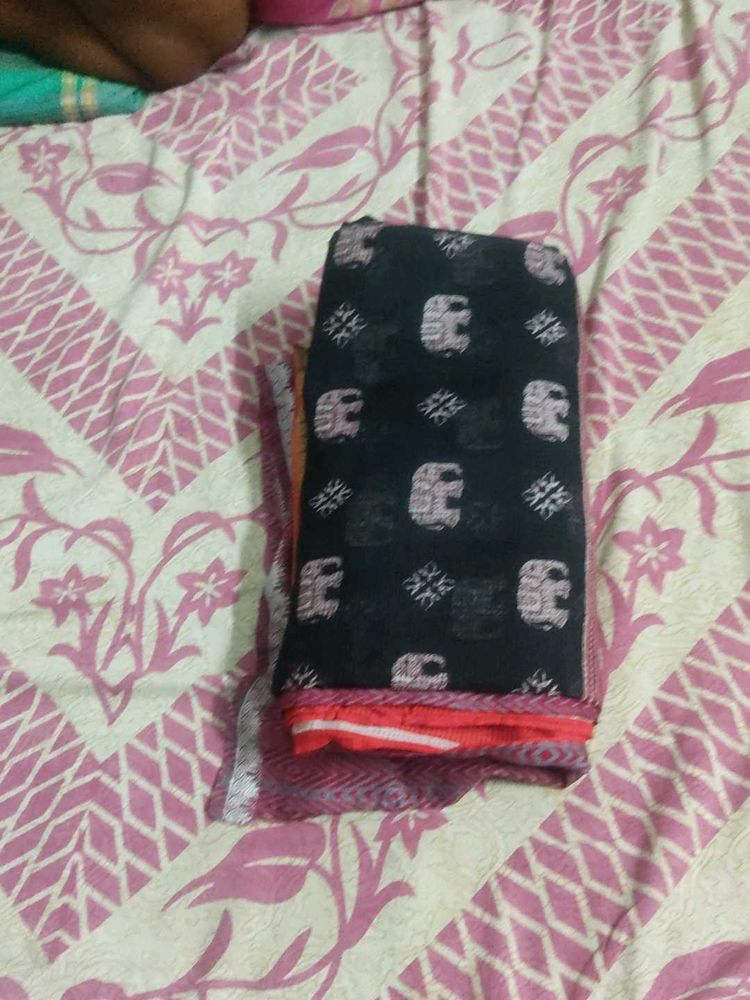 Black Elephant 🐘 Saree