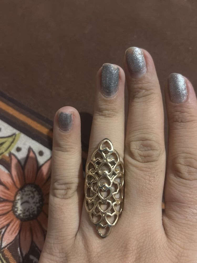 Gold Heart Ring