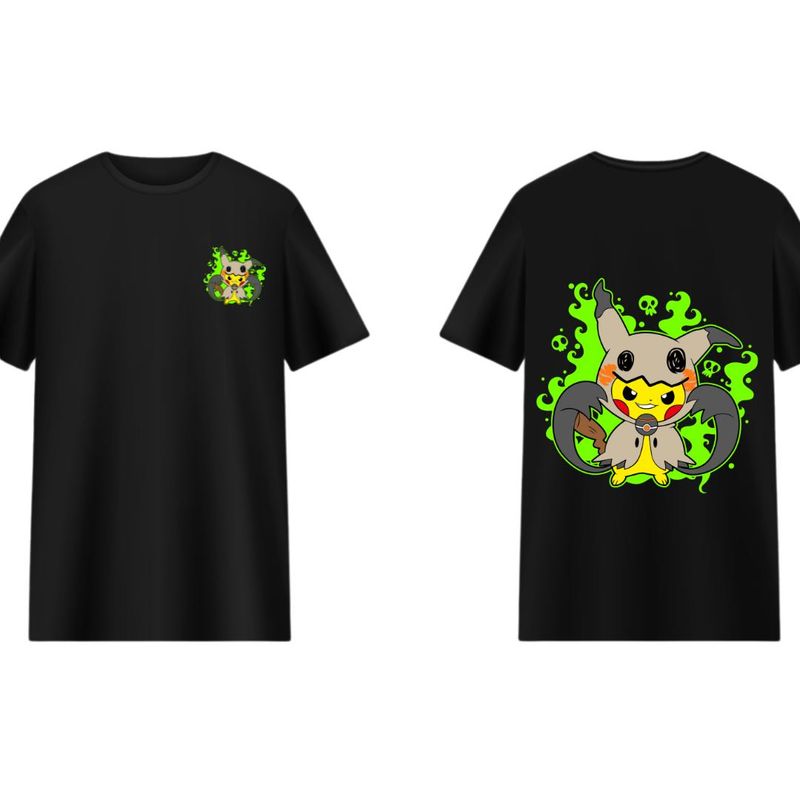 Mimikyu Pikachu Black T-Shirt