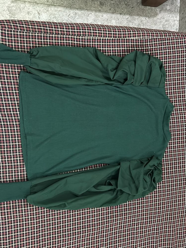 Ladies Party Top With Fancy Sleeves