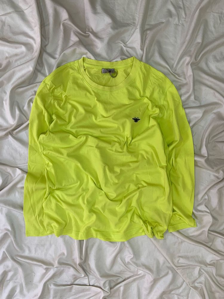 Dior Neon Long Sleeve Tee