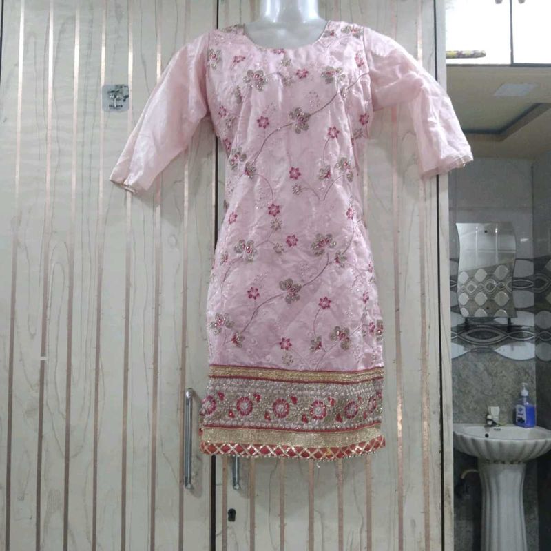 Kurti Set With Shalwar And Dupatta