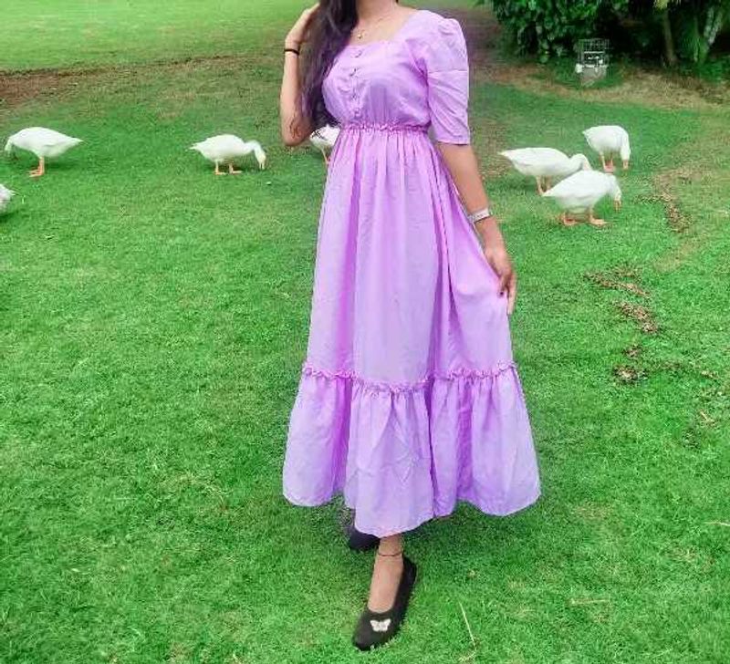 Lavender Long Dress