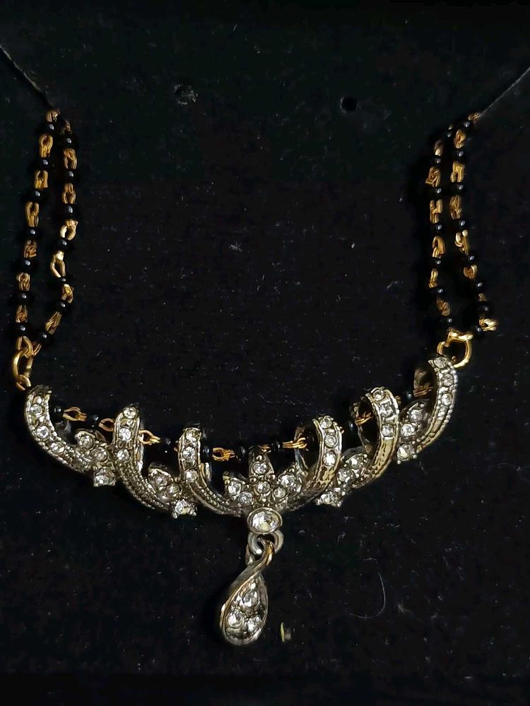 Mangalsutra Crystal Chain