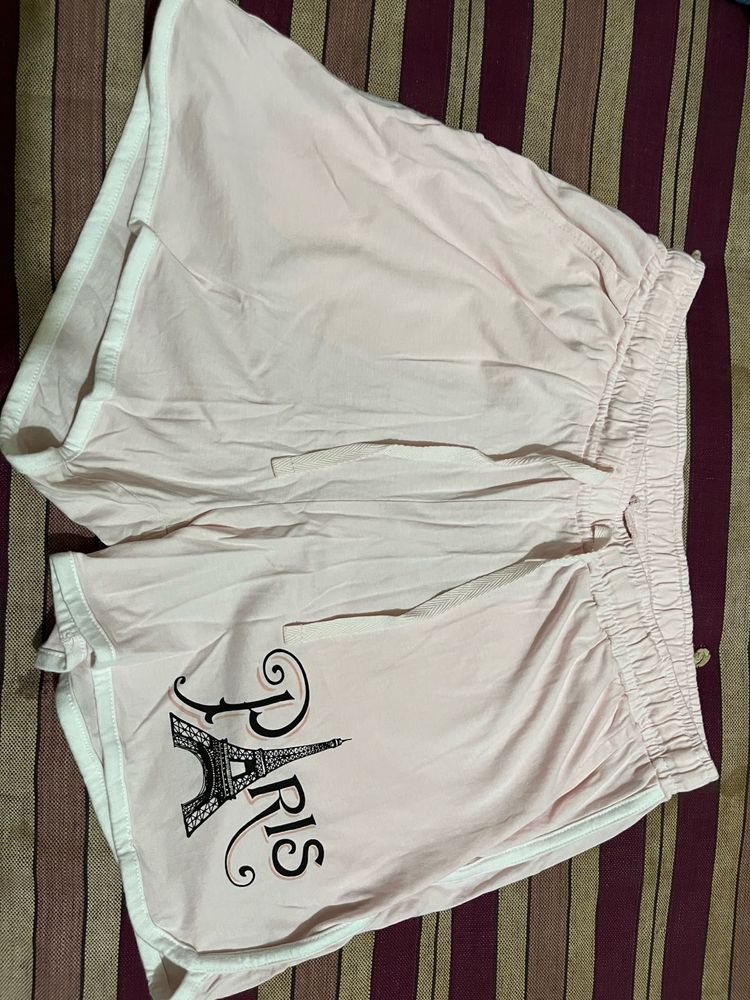 Paris Print Shorts