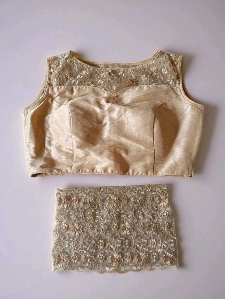 Golden Blouse + One Duppata Free